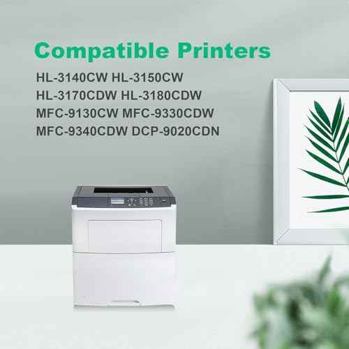 Remanufactured Toner Cartridge Replacement for Brother TN221 TN225 TN-221 TN-225 for DCP-9020CDN HL-3140CW HL-3170CDW HL-3180CDW MFC-9130CW MFC-9330CDW MFC-9340CDW (4-Pack)