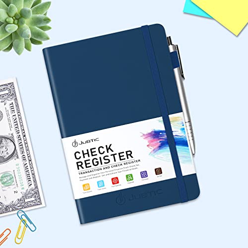 A5 Check Registers for Personal Checkbook, Ledger Transaction Log