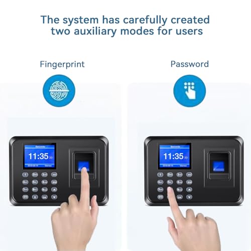 Fingerprint Time Clock for Employees Small Business - Biometric Attendance System