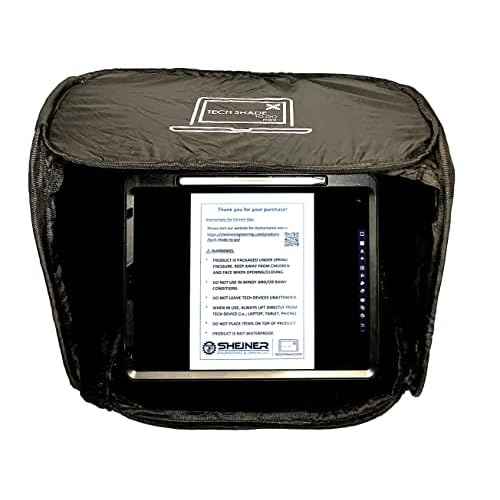 Mini Portable Laptop Sun Shade, Privacy Cover, Laptop Shade for Working Outside