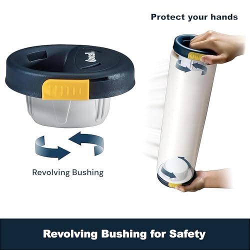 MDJ by Excell Stretch Wrap Film Dispenser with a Brake, Hand Saver