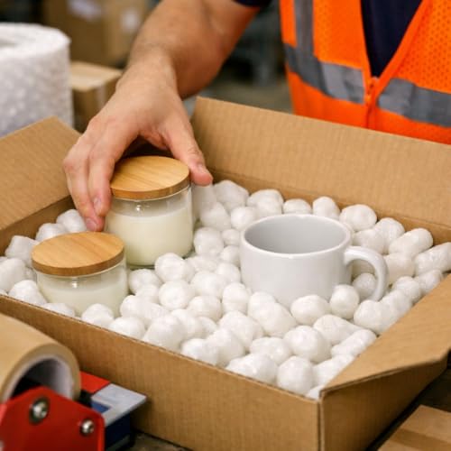 UBI Market Starch Loose‑Fill Cushioning Material, 2 Cubic Feet (15