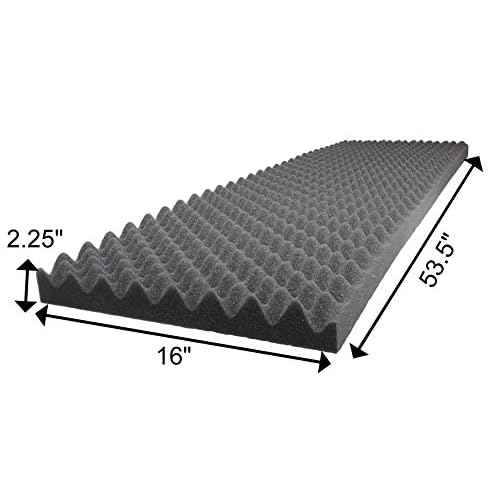 Case Club Customizable Polyethylene/Polyurethane/Convoluted Foam 54 x 16 Inches