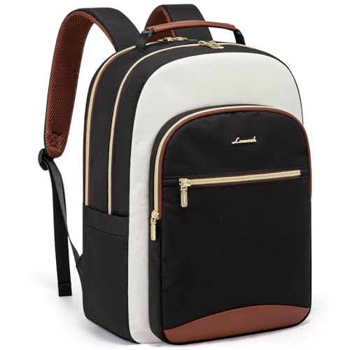 LOVEVOOK Laptop Backpack for Women, 17.3 Inch Work Business Backpack Purse for Teacher, Waterproof Nurse Bag College Bookbag for School, Casual Personal Item Travel Bag College Daypack