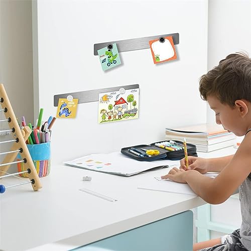Magnetic Stainless Steel Display Board with 20 Magnets for Office & Home