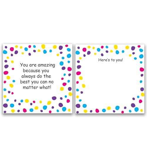 70 Inspirational Cards with Envelopes & Stickers ? 3.5x3.5 Positive Affirmation Notes in Gift Box ? Encouragement, Gratitude, Motivation.
