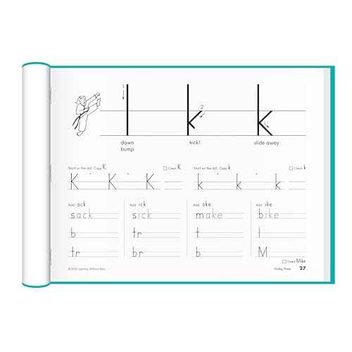 Learning Without Tears Age 7+, 2nd Grade+, Handwriting Practice, Writing Book, School & Home, Language Arts, Tutoring, Sensory