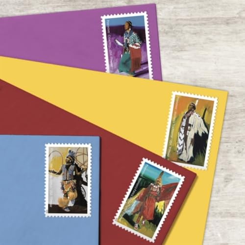 United States Postal Service Native American Powwows Forever Postage Stamps (20 Sheets)