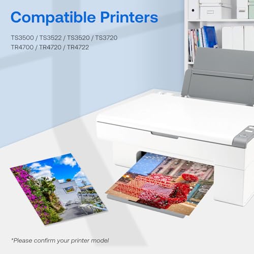 275XL 276 XL Ink Cartridges for Canon Ink 275 and 276 for Canon PG-275 CL-276 Ink Cartridges Compatible for PIXMA TR4720 TS3522 TR4722 TS3500 TS3520 Printers (1 Black, 1 Tricolor)