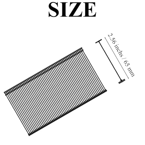 2.56 Inch 65mm 1000P Tagging Gun Fasteners for Clothing - Black, Ckyleole
