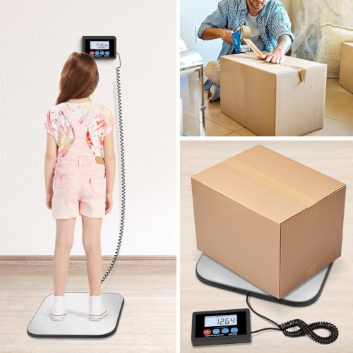 Fuzion LiftX Stainless Steel Postal Shipping Scale 440LB/200kg with Hold & Tare