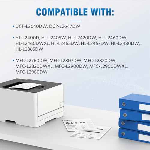 TN830XL Toner Cartridge Compatible Replacement for Brother DCP L2640DW L2647DW HL L2420DW L2460DW L2460DWXL L2465DW L2480DW L2865DW MFC L2820DW L2900DWXL L2980DW (2 Black)