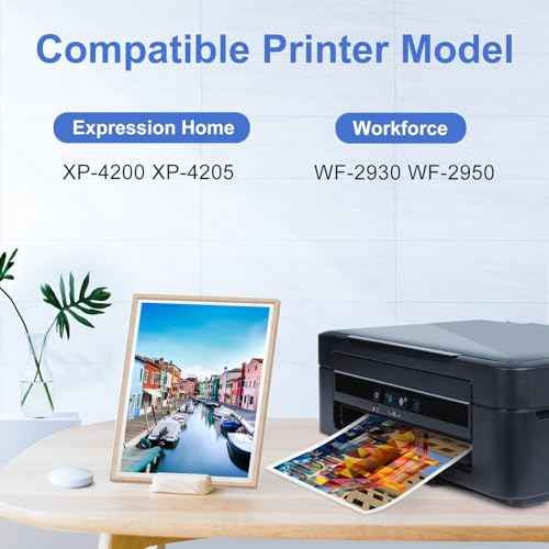 Remanufactured for 232XL Ink Cartridges Combo Pack (5Pack) Latest Upgrade Replacement for 232 XL Ink Cartridge for XP-4200 WF-2930 XP-4205 WF-2950 Printer (2*Black/Cyan/Magenta/Yellow)