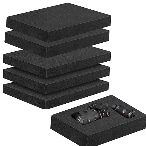 5 Pcs 16 x 12 2 Inches Polyurethane Foam - Inserts for Cases Packing