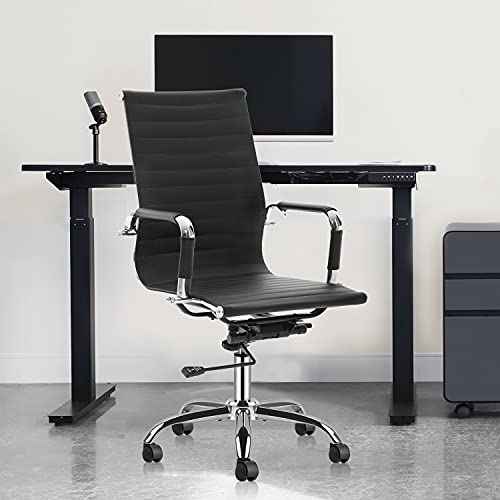 Mastery Mart Office Chair Base Replacement, 28 Inch Heavy Duty(2500 Lbs) Metal Leg, Reinforced to Repair Swivel Gaming Chair Bottom Part with Universal Caster and Gas Cylinder Size (Silver)