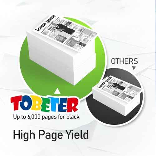 ToBeter TN339 Black Toner Replacement for Brother TN339BK TN-339BK TN-339 Toner Cartridge for MFC-L9550 MFC-L9550CDW HL-L9200 HL-L9300 Toner Black, 6,000 Pages High Yield
