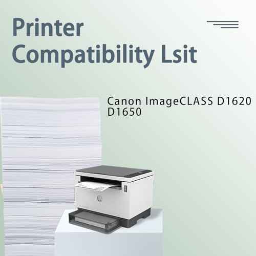 121 Black Toner Cartridge ( 3252C001 ) Compatible for Canon 121 CRG121 CRG-121 Toner Replacement for Canon ImageCLASS D1650 D1620 Printer£¨Black, 2-Pack£©