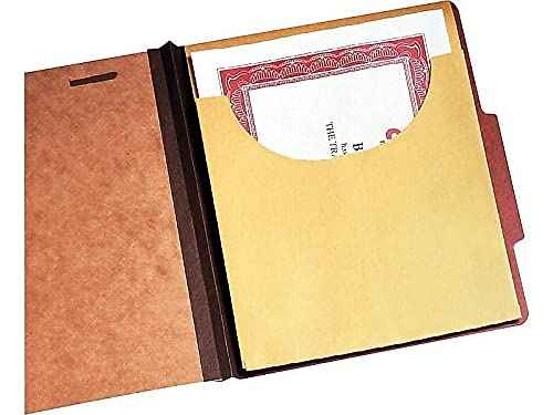 Pendaflex J044 Expandable Retention Jackets, Legal/Letter, Kraft Brown (Box of 100)