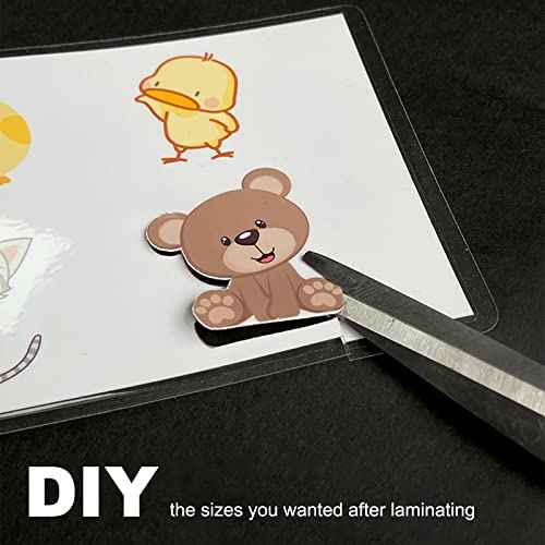 5 Mil Laminating Sheets, Holds 8.5 x 11 Inch Sheets 300 Pack, Thermal Laminating Pouches for Laminator, 9 X 11.5-inches/Letter Size Thermal Laminating Paper, Round Corner