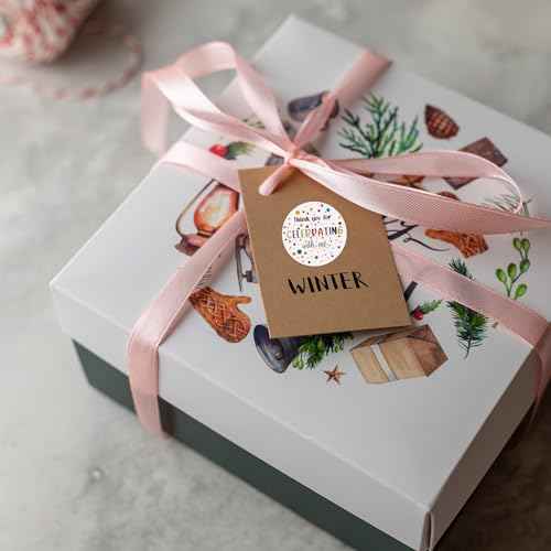 120pcs Thank You for Celebrating with Me Stickers, Universal 1.6 inch Celebrating Labels for Baby Shower Wedding Bridal Shower Birthday, Envelopes & Gifts Packaging Party Favor (Star Style)