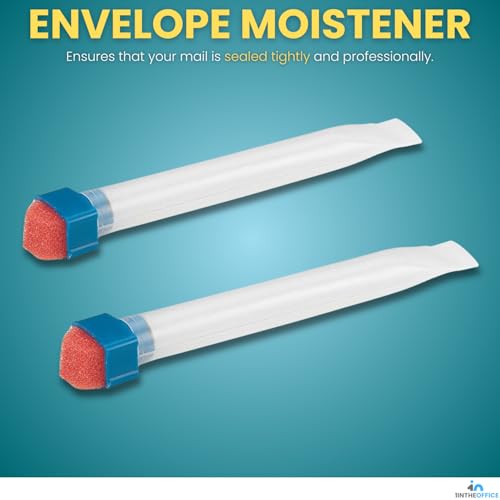 2 Pack Envelope Moistener - Stamp & Sealer Sponge for Letter Sealing