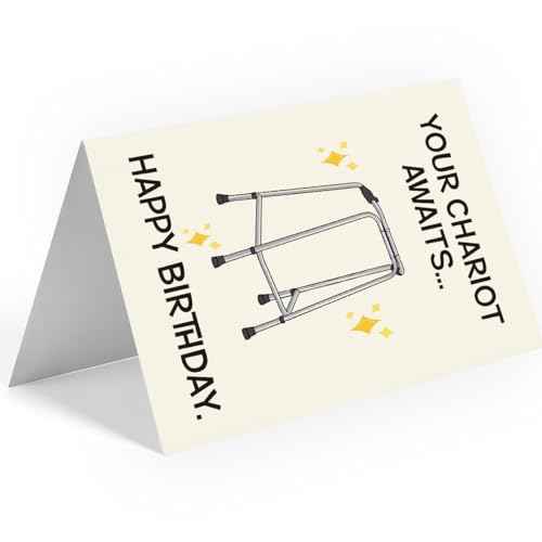 Funny Birthday Card | Funny Birthday Cards for Men, Women, Dad, Mom, Brother, Sister, Friends, Family, and Anyone | Unique Birthday Decorations & Gifts | Happy Birthday Card