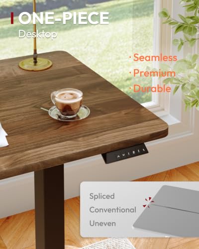 SANODESK 40x24 Inch Electric Height Adjustable Standing Desk - Sit Stand Workspace
