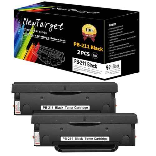 2 PCS PB 211 PB-211 Toner Cartridge for pantum pb 211 Toner Cartridge use on Pantum P2500W P2502W M6550NW M6552NW M6600NW Printer Toner