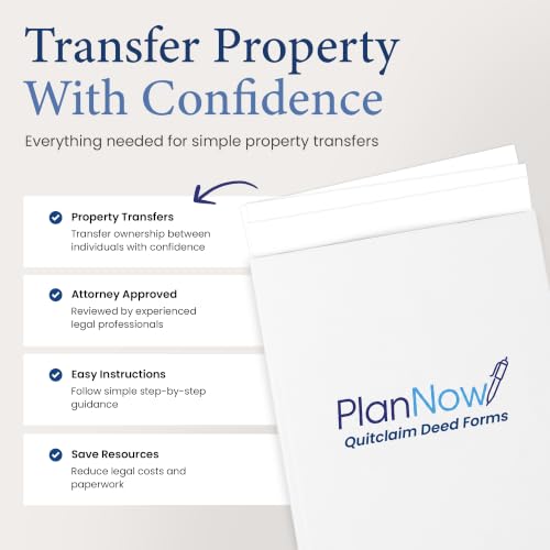 Quitclaim Deed Forms for Property Transfer — Easy Instructions & Live Legal Support