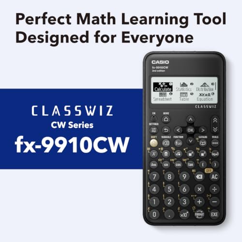 Casio FX-9910CW-W-IT Scientific Calculator with Natural Textbook Display