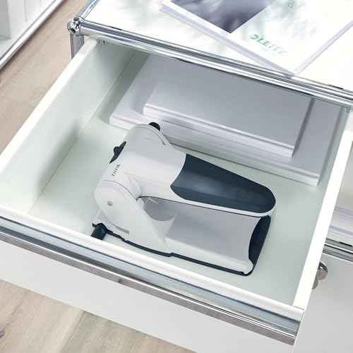 Esselte Leitz 51800035 Filing Hole Punch up to A3 6.5 mm with Stop Rail Blue
