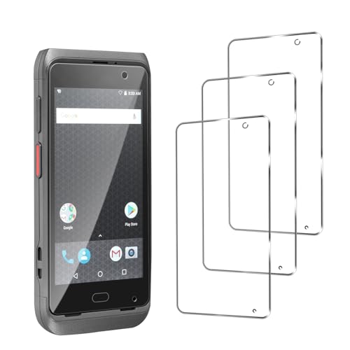 3pcs Tempered Glass Screen Protector for Honeywell Dolphin CT40 Handheld Barcode Scanner Mobile Computer, 9H HD Scratch-resistant Durable Clear Protective Film