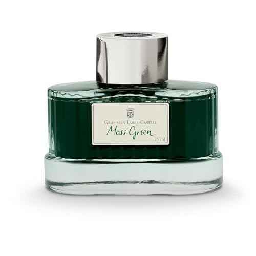 GRAF von Faber-Castell Ink Bottle, Moss Green, 75ml