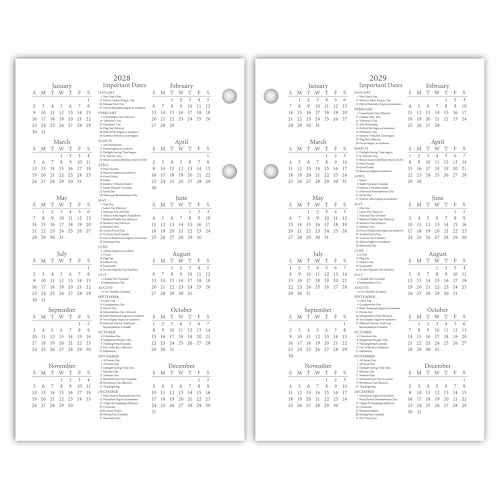 AT-A-GLANCE 2026 Desk Calendar Refill, Daily, 3-1/2" x 6", Standard, Loose-Leaf, Photographic (E4175026)