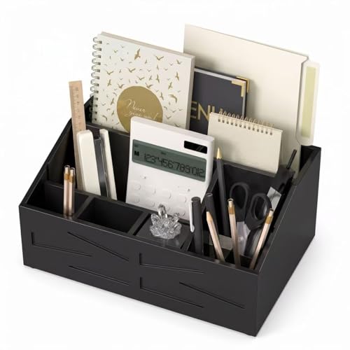 BELO VALE Large Mail Organizer Countertop - Farmhouse Desk & Kitchen Storage (Bl-1)