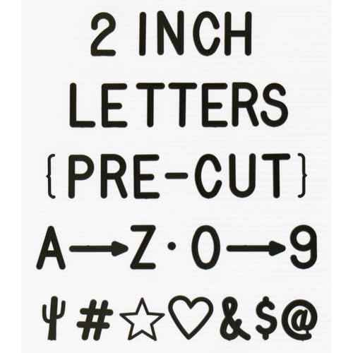 2 Inch Letters for Letter Board Letters Only, Large Black Plastic Letters for Felt Letter Board Signs Accessories Big Pre-cut Letters 2¡± for Changeable Message Board Letterboard Letters 186 Characters