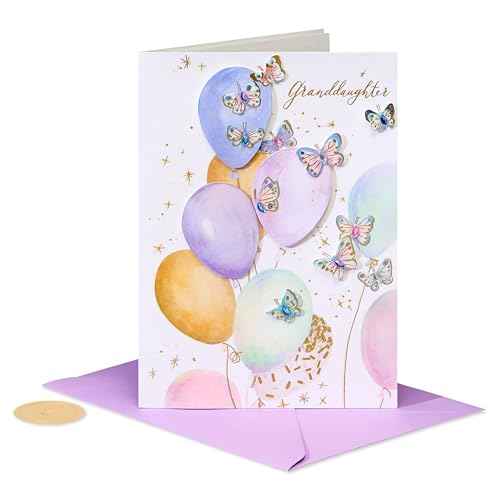 Papyrus Birthday Card for Granddaughter (Joy To Our Hearts)