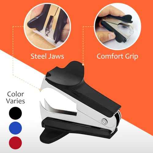Staple Remover 2 Pack Staple Puller Pinch Jaw Style Staple Remover Tool, Stapler Removers