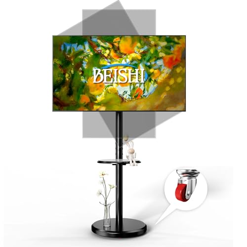 Small Mobile TV Stand for Most 10-48 Inches