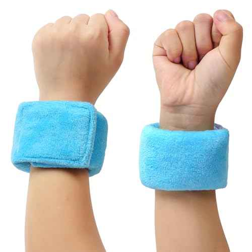 Two Pack Sensory Weighted Bracelets for Kids with SPD ADHD and Autism, Deep Pressure Input for Calming and Focus, Increase Hand Stability and Sensory Awareness