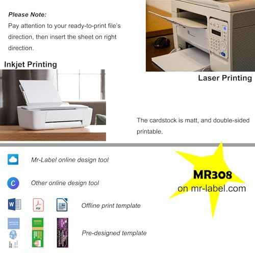 Mr-Label 2000 Printable Raffle Tickets with Tear-Away Stubs, 230GSM Heavyweight Micro-Perforated Cardstock, Laser/Inkjet, for Raffle and Event Tickets