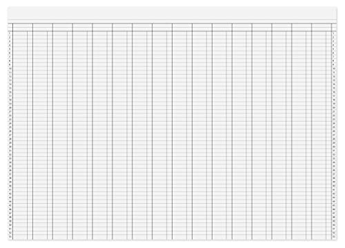Format: Office Analysis Pad 53 Rows 16 Columns 100gsm 50 Sheets