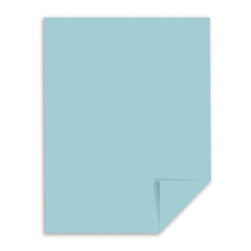 Neenah Paper Wausau Vellum Bristol Cardstock, 67 lb, 8.5 x 11 Inches, Pastel Blue, 250 Sheets (82321)