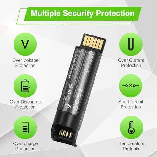 2600mAh Replacement Battery for Zebra DS22 DS2278 CR2278 Series Barcode Scanner ? Li-ion Battery for DS2278-SR DS2278-HC DS2278-ER Wireless Scanners