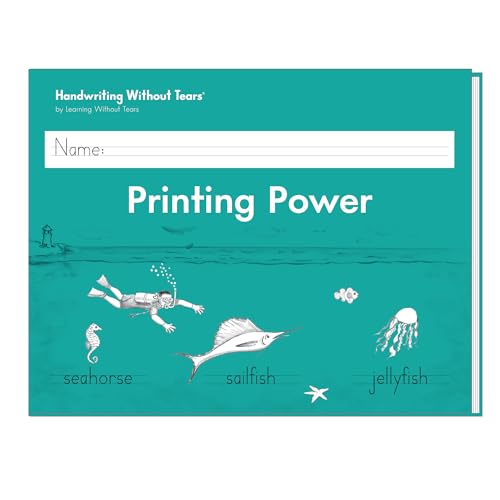 Learning Without Tears 2nd Grade+ Printing Power Workbook for Kids, Student Edition