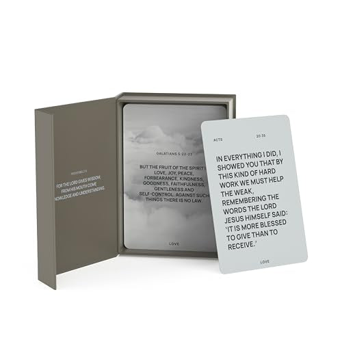 Premium Bible Study Tool with Scripture Cards & Scripture Guide NIV | Bible Verse Cards Prayer Cards | Daily Scripture Study | Christian Faith Gift for Women, Men, Family & Friends