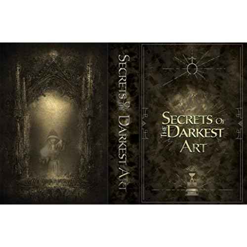 Fake Book Box - Small Safe Box with Key Lock - Hidden Safe in Plain Sight - Diversion Safes - Secret Safes (Darkest Art) (X-Large)