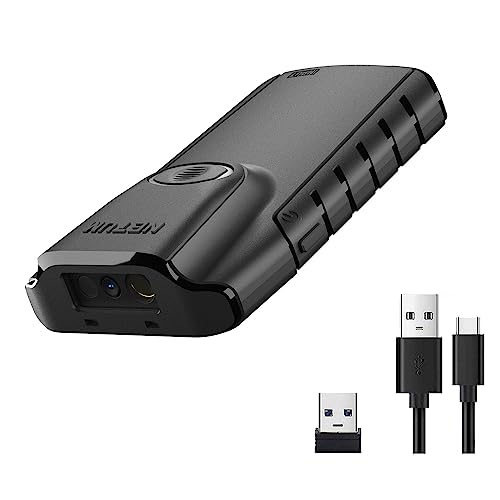 NETUM E800 2D Bluetooth Barcode Scanner - Portable QR & Barcode Reader