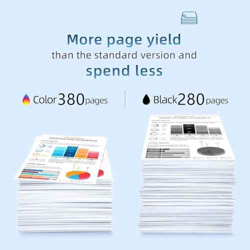 T215 215 Ink Cartridge remanufactured for EPSON 215 Ink cartridges Compatible with WF-100 WF-110 EC-C110 Printer(2-Black,1-Tricolor)