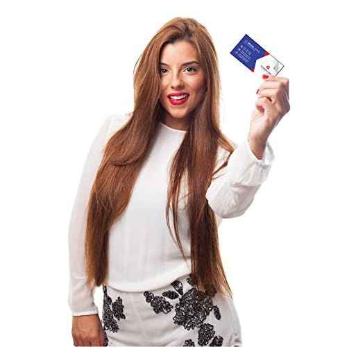 Self Adhesive Magnetic Mount for Business Card Magnets & Save The Date Cards- Peel n Stick Backs - 20 mil (500)